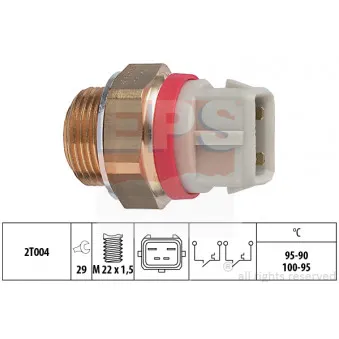 Interrupteur de température, ventilateur de radiateur EPS 1.850.682