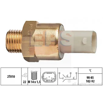 Interrupteur de température, ventilateur de radiateur EPS 1.850.683