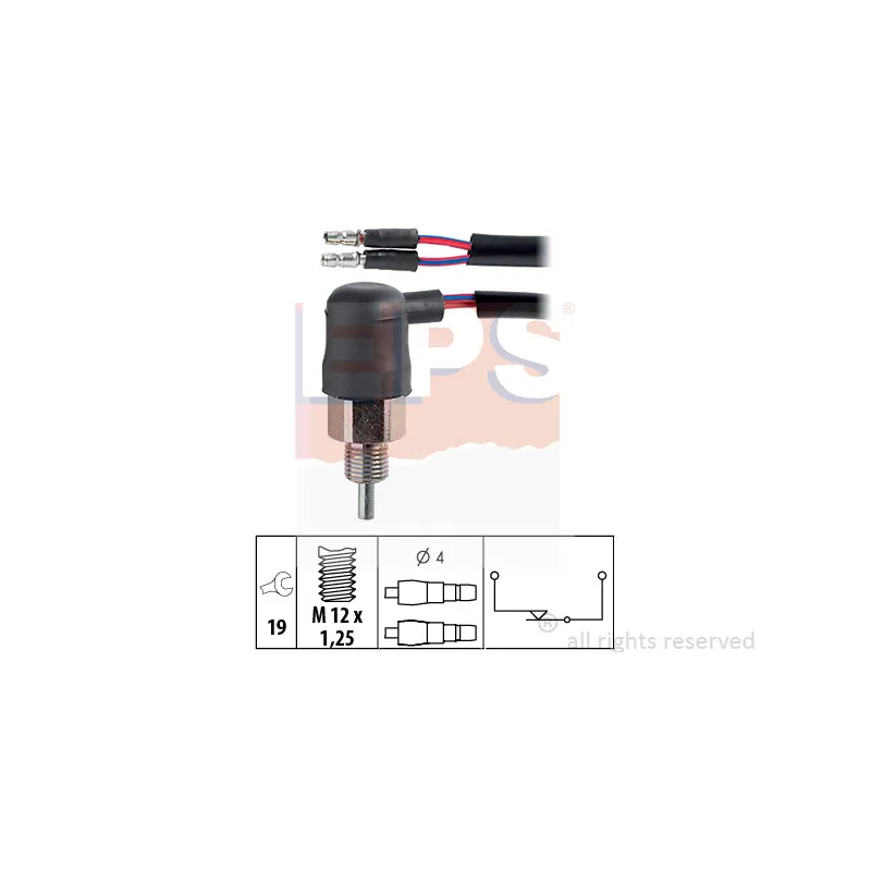 Contacteur, feu de recul EPS 1.860.047