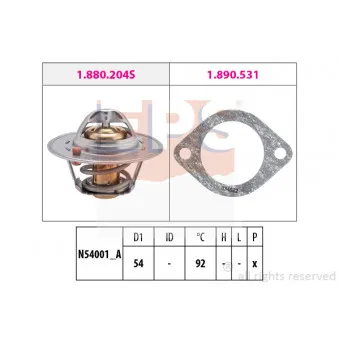Thermostat d'eau EPS 1.880.204