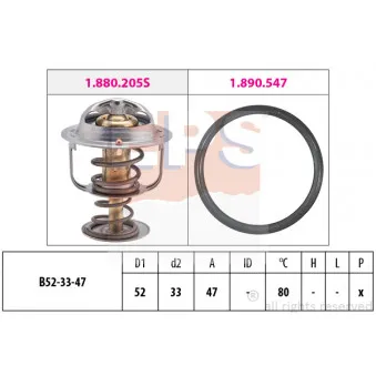 Thermostat d'eau EPS 1.880.205