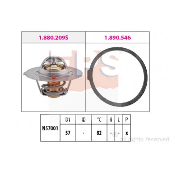 Thermostat d'eau EPS 1.880.209