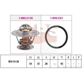 Thermostat d'eau EPS 1.880.213