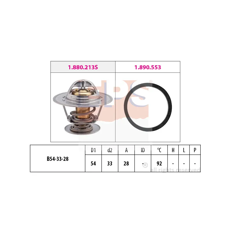Thermostat d'eau EPS 1.880.213