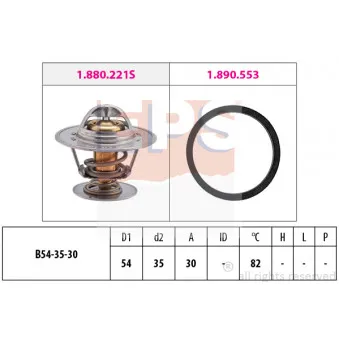 Thermostat d'eau EPS 1.880.221
