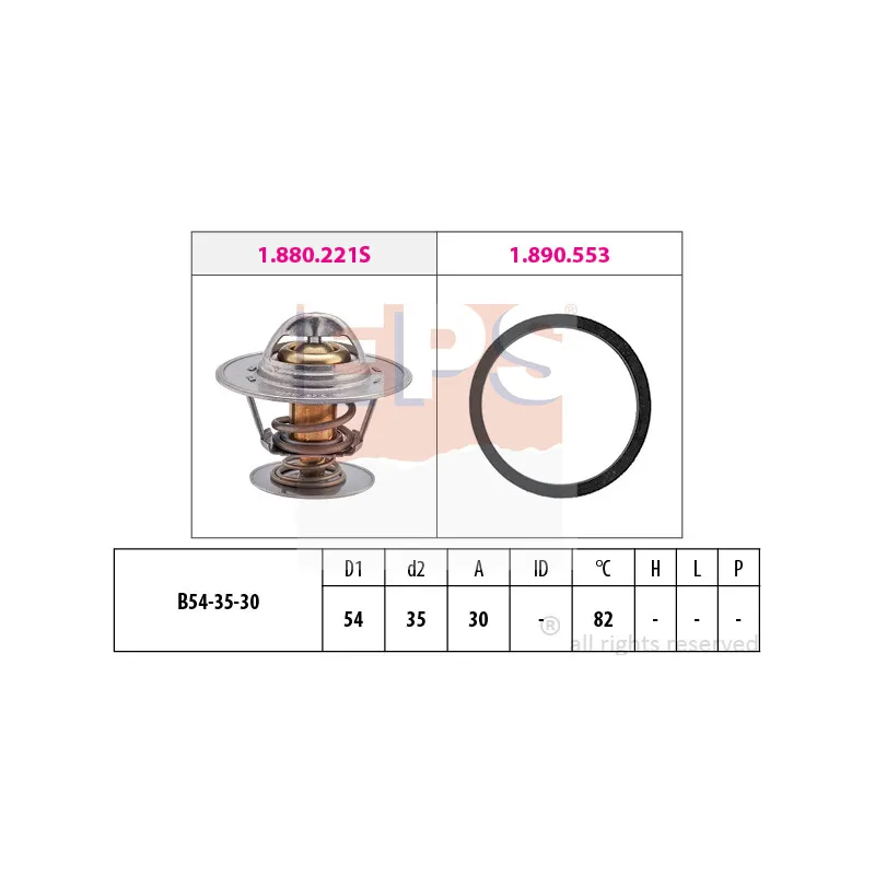 Thermostat d'eau EPS 1.880.221