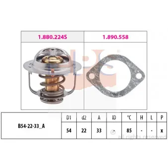 Thermostat d'eau EPS 1.880.224