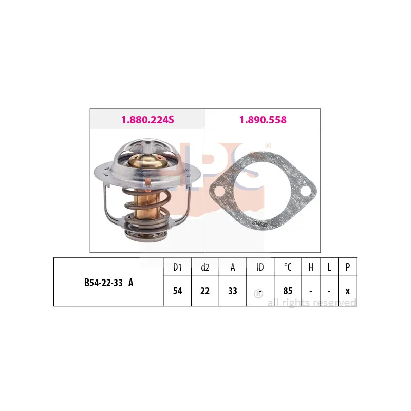 Thermostat d'eau EPS 1.880.224