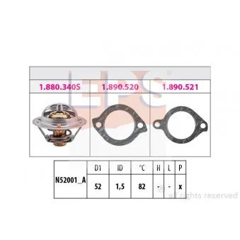 Thermostat d'eau EPS 1.880.228