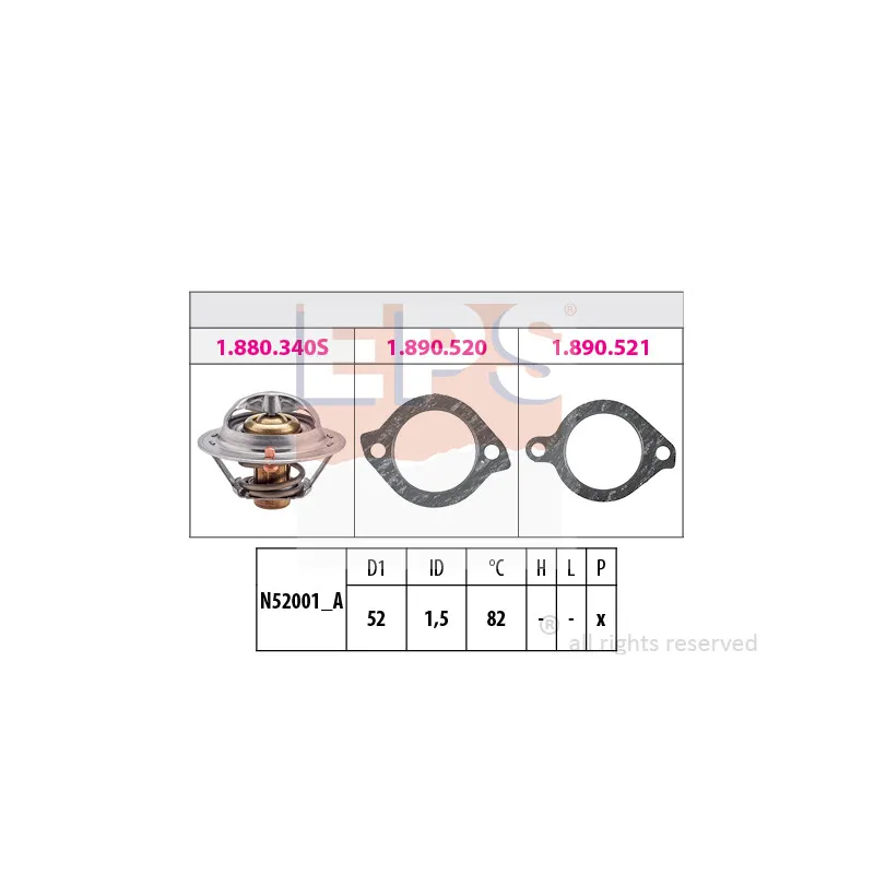 Thermostat d'eau EPS 1.880.228