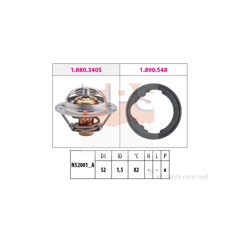 Thermostat d'eau EPS 1.880.230