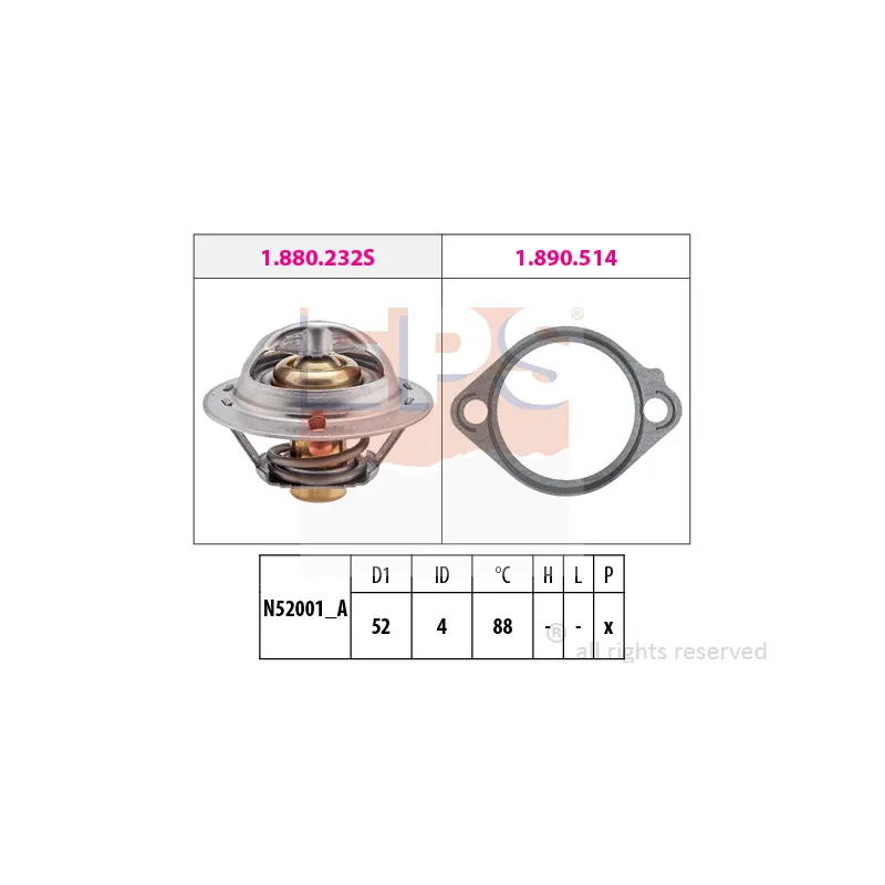 Thermostat d'eau EPS 1.880.232