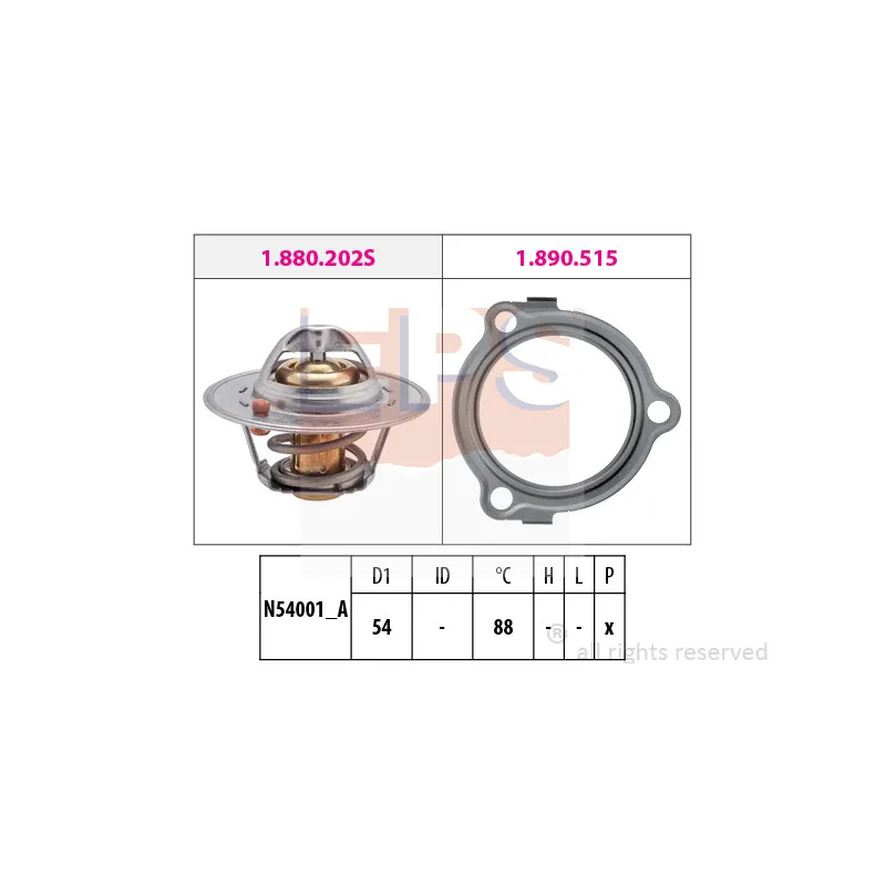Thermostat d'eau EPS 1.880.234