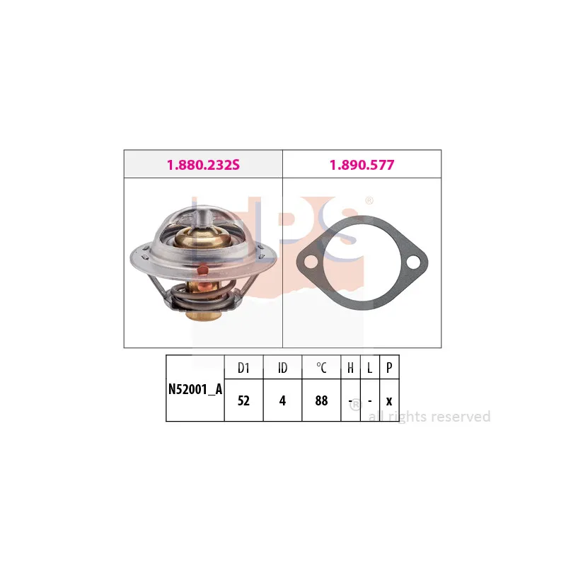 Thermostat d'eau EPS 1.880.237