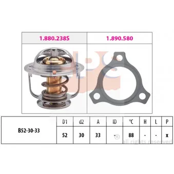 Thermostat d'eau EPS 1.880.238