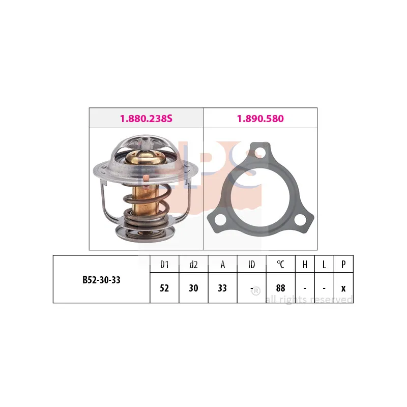 Thermostat d'eau EPS 1.880.238