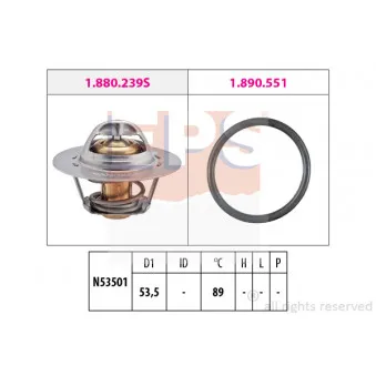 Thermostat d'eau EPS 1.880.239