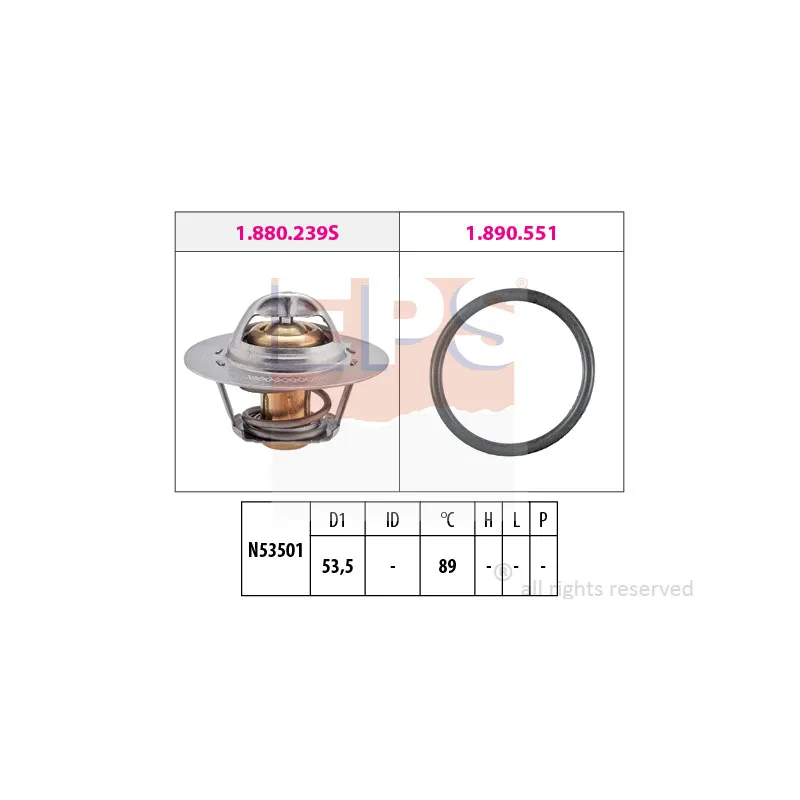 Thermostat d'eau EPS 1.880.239