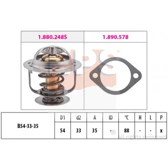 Thermostat d'eau EPS 1.880.248