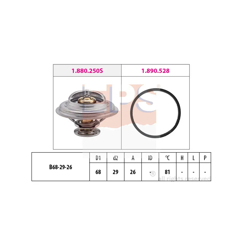 Thermostat d'eau EPS 1.880.250