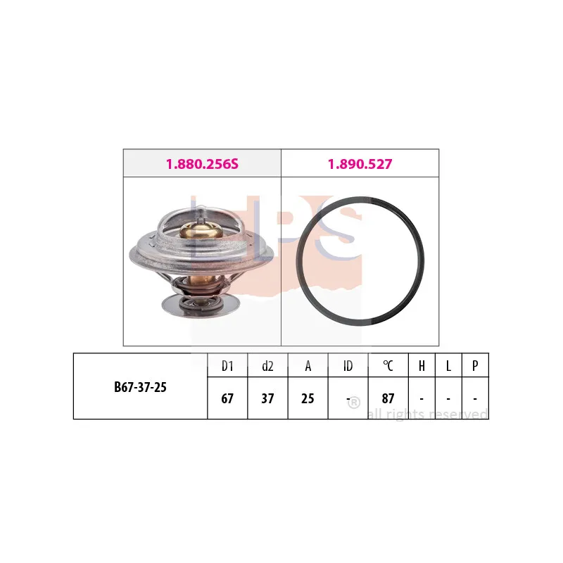 Thermostat d'eau EPS 1.880.256