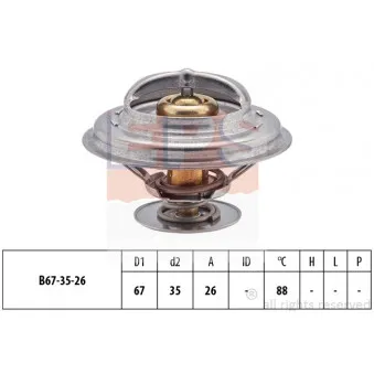 Thermostat d'eau EPS 1.880.258S