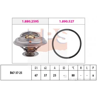 Thermostat d'eau EPS 1.880.259