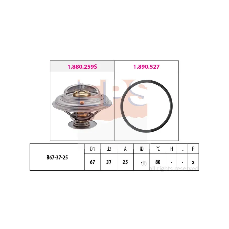 Thermostat d'eau EPS 1.880.259