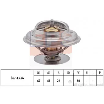 Thermostat d'eau EPS 1.880.260S