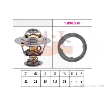 Thermostat d'eau EPS 1.880.267