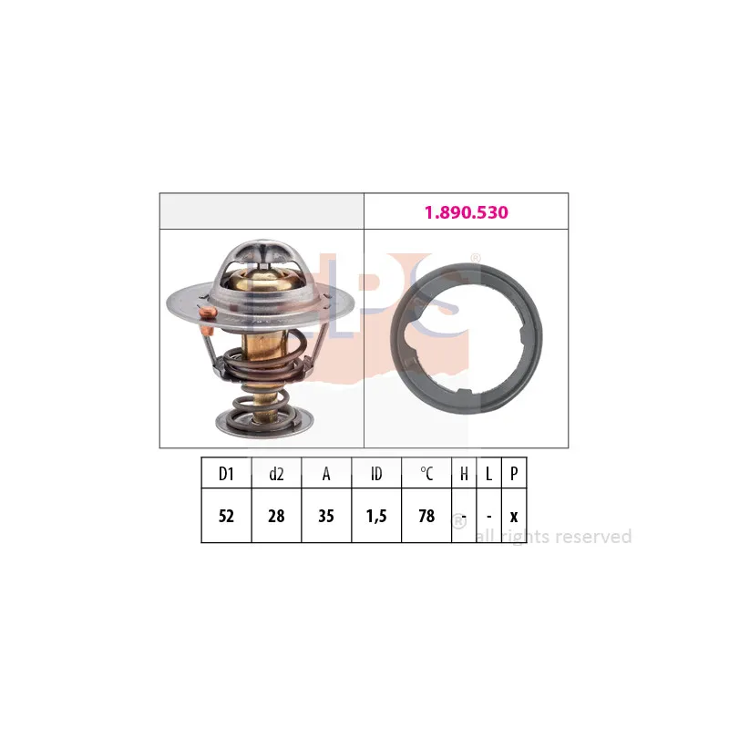 Thermostat d'eau EPS 1.880.267