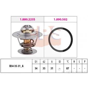 Thermostat d'eau EPS 1.880.278
