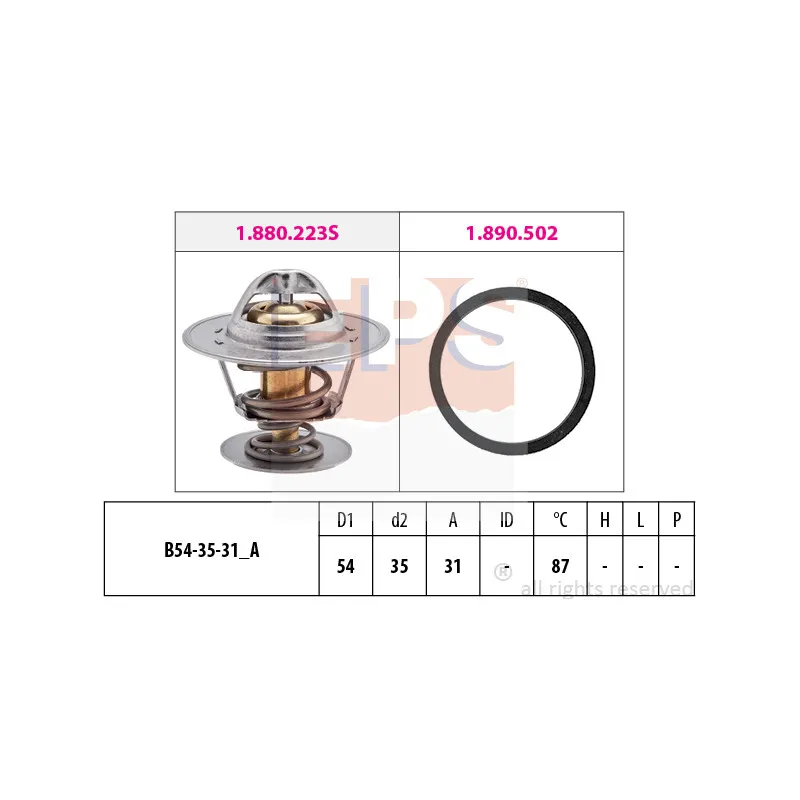 Thermostat d'eau EPS 1.880.278
