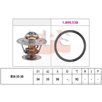 Thermostat d'eau EPS 1.880.279