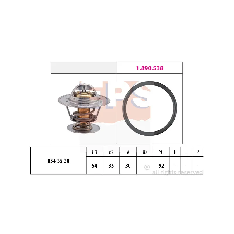 Thermostat d'eau EPS 1.880.279
