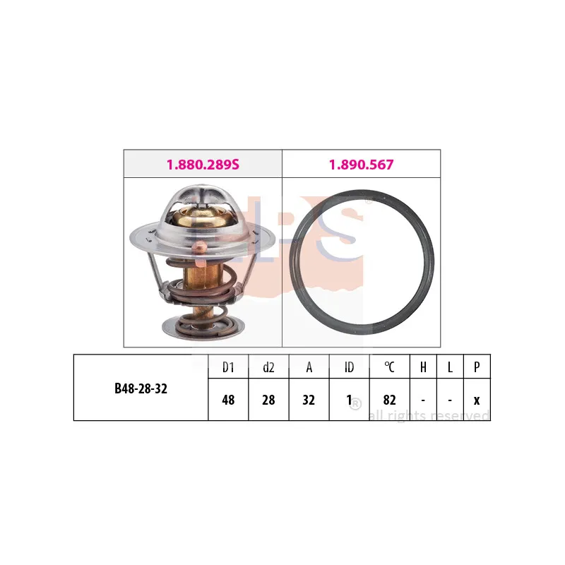 Thermostat d'eau EPS 1.880.289