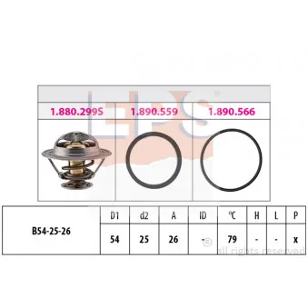 Thermostat d'eau EPS 1.880.299