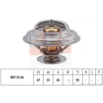 Thermostat d'eau EPS 1.880.302S