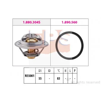 Thermostat d'eau EPS 1.880.304