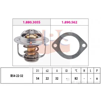 Thermostat d'eau EPS 1.880.306