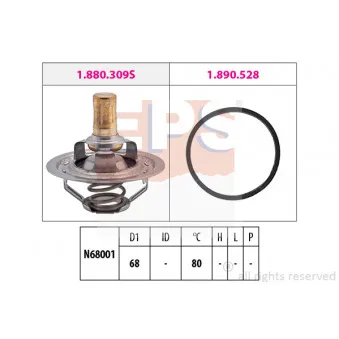 Thermostat d'eau EPS 1.880.309