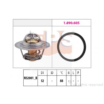 Thermostat d'eau EPS 1.880.312