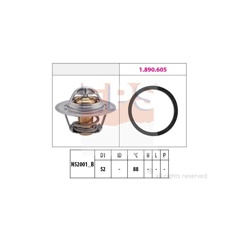 Thermostat d'eau EPS 1.880.312