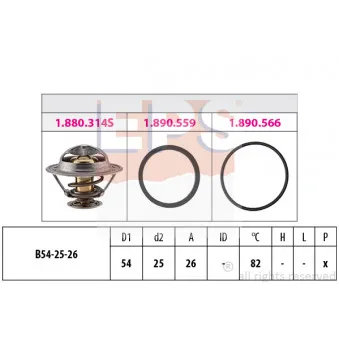 Thermostat d'eau EPS 1.880.314