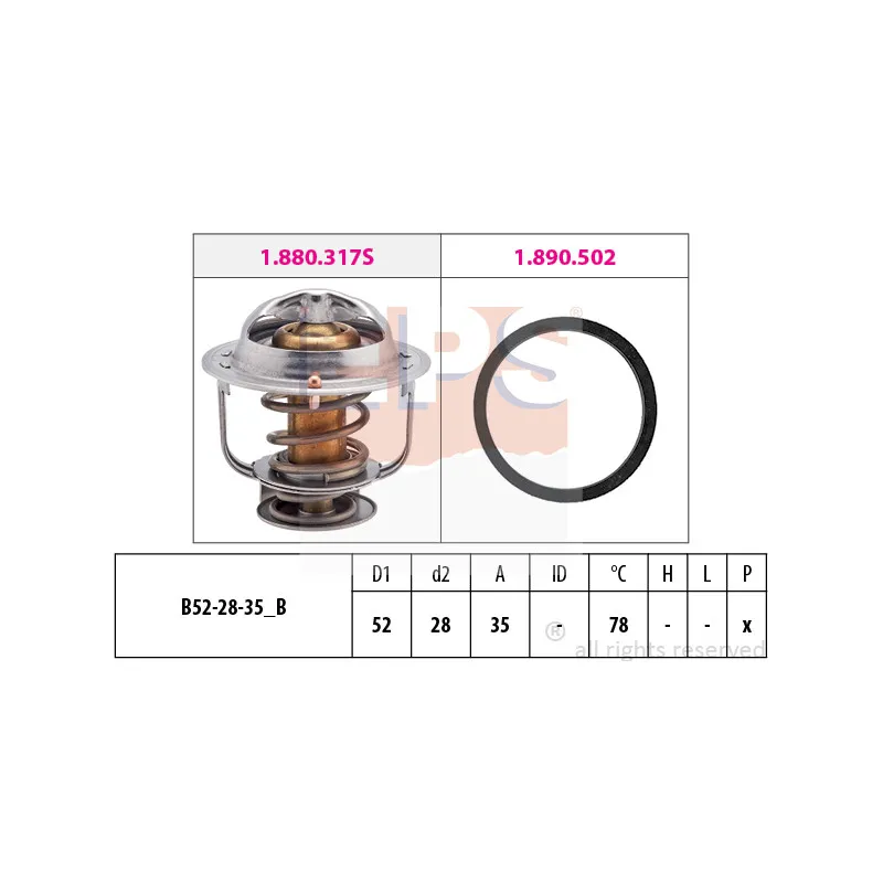 Thermostat d'eau EPS 1.880.317