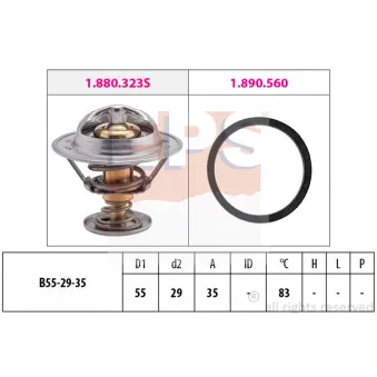 Thermostat d'eau EPS 1.880.323