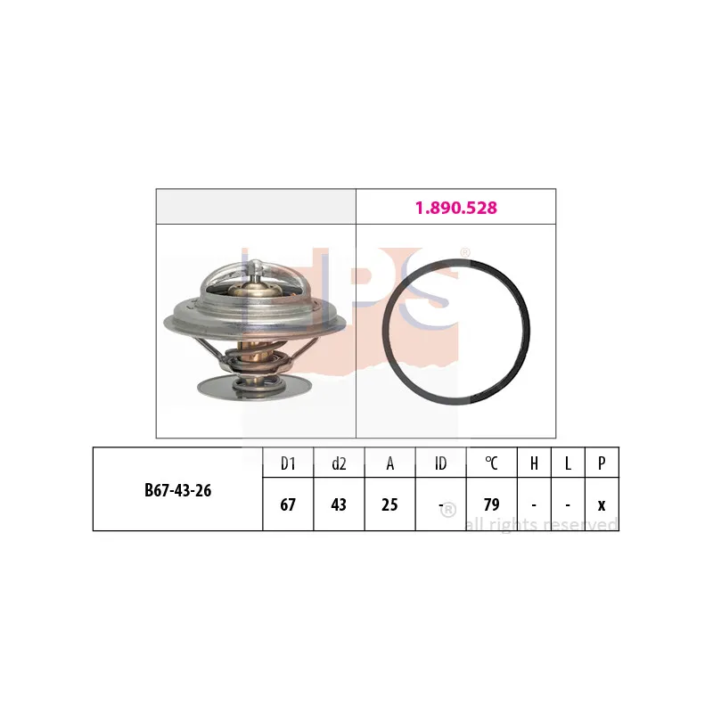 Thermostat d'eau EPS 1.880.333