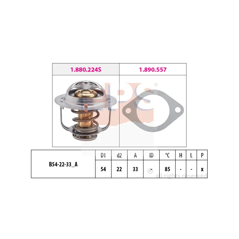 Thermostat d'eau EPS 1.880.335