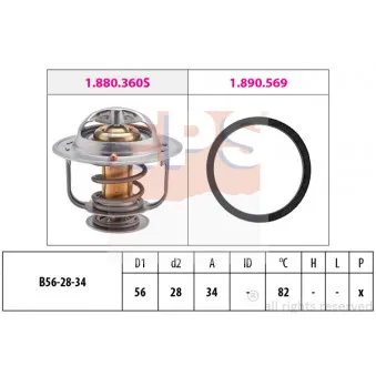 Thermostat d'eau EPS 1.880.360