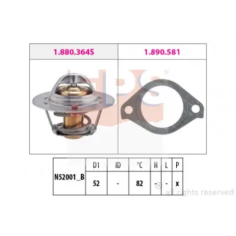 Thermostat d'eau EPS 1.880.364